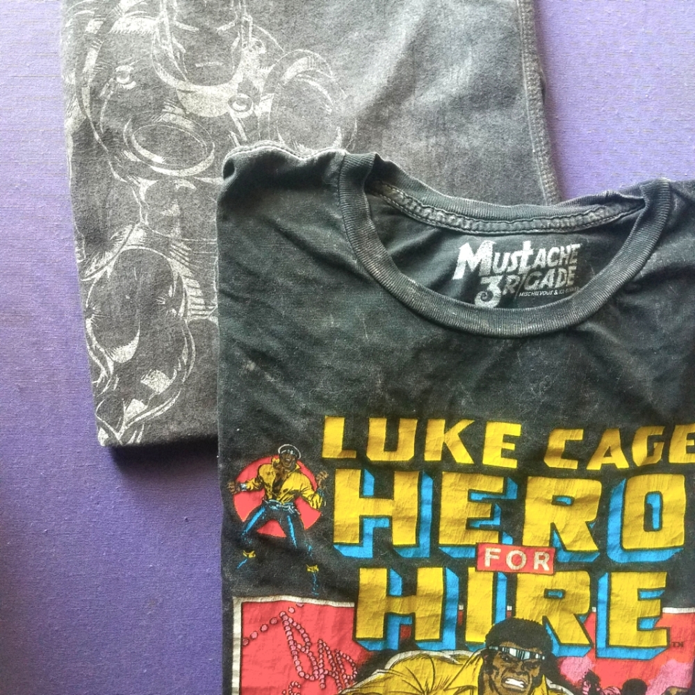 2/$10 Marvel Shirts: Luke Cage & Iron Man